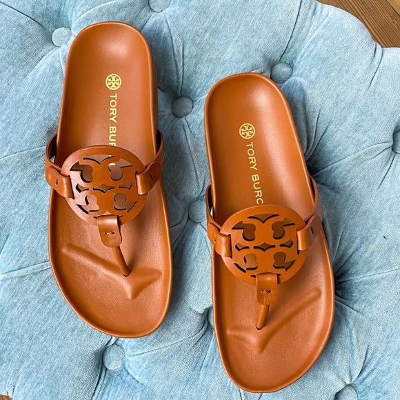 Tory Burch Shoes - Tory Burch | Women’s Aged Camello Miller Cloud calf leather sandal